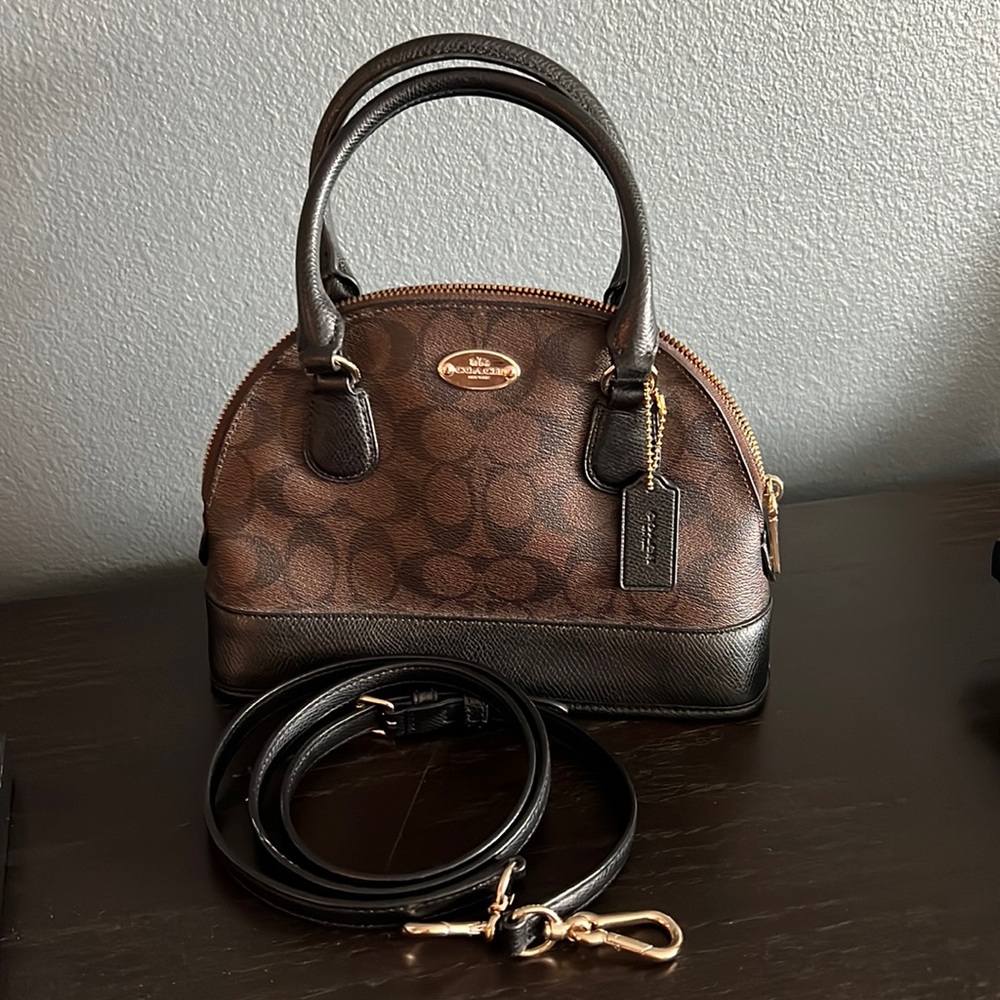 Mini coach logo purse